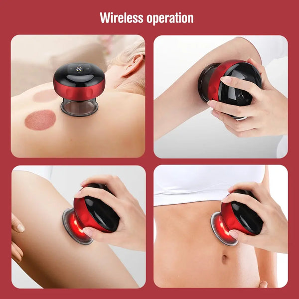 6-in-1 Electric, Red Light Cupping Therapy