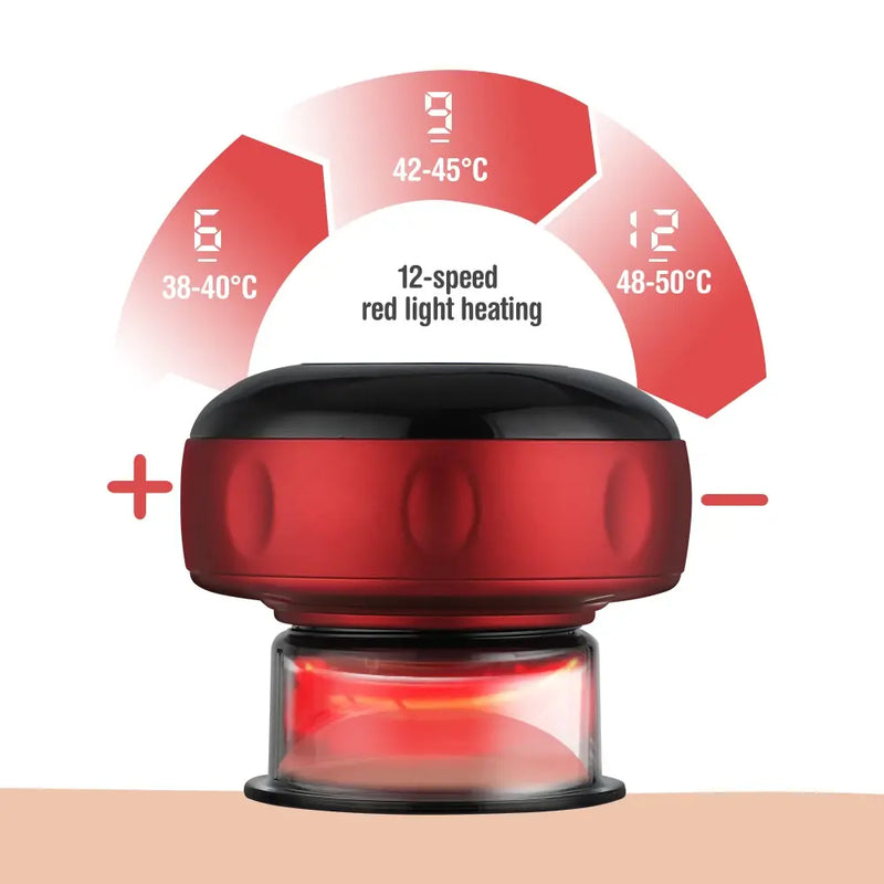 6-in-1 Electric, Red Light Cupping Therapy